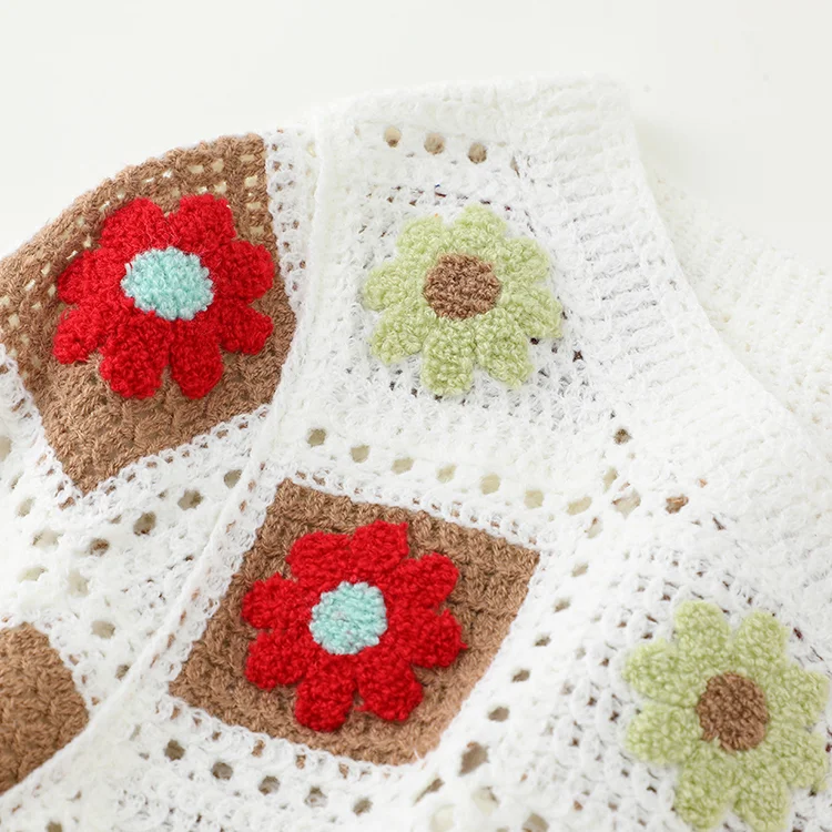 Floral Crochet Cardigan - FM0102000109