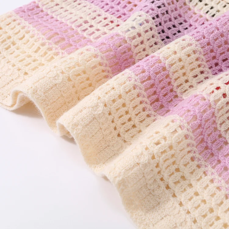 Striped Crochet Halter Top - FM0102000110