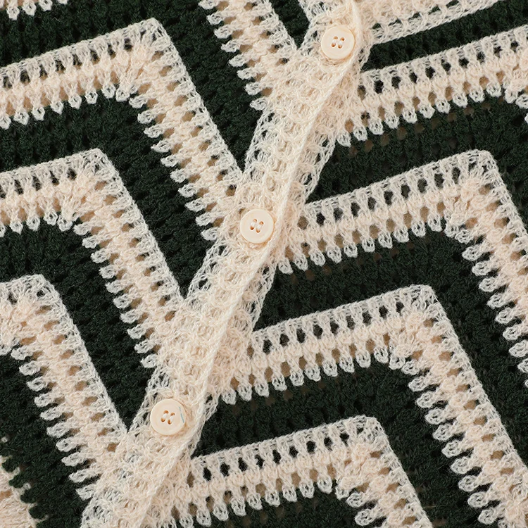 Retro Floral Crochet Crop Top - FM0102000111