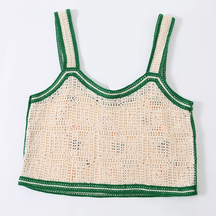 Floral Crochet Crop Top - FM0102000115