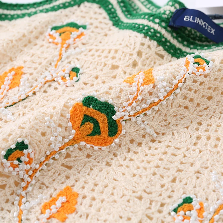 Floral Crochet Crop Top - FM0102000115