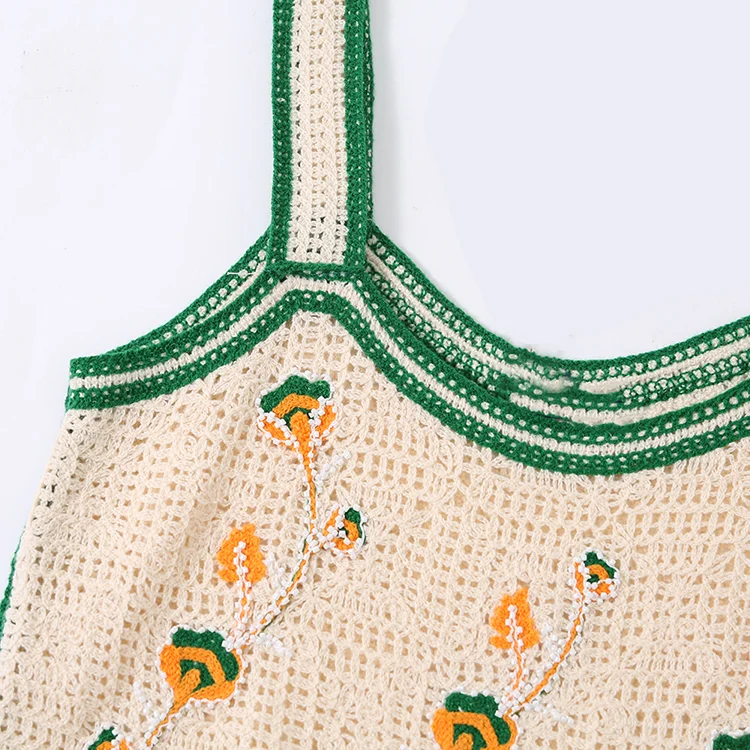 Floral Crochet Crop Top - FM0102000115