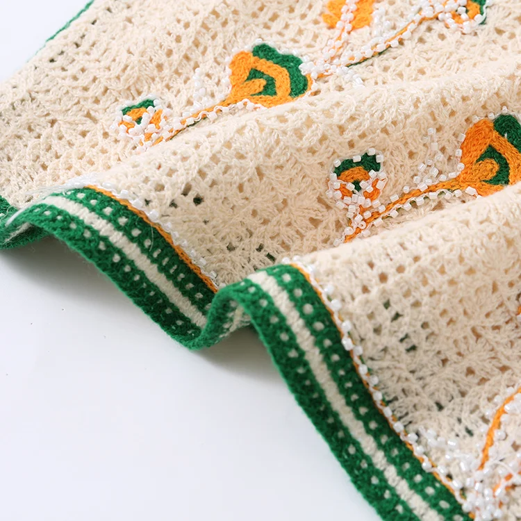 Floral Crochet Crop Top - FM0102000115