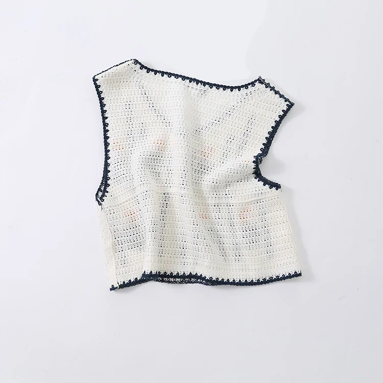 Floral Crochet Vest - FM0102000118