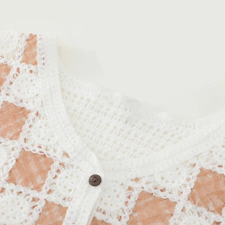 Scalloped Floral Crochet Bralette - FM0102000120