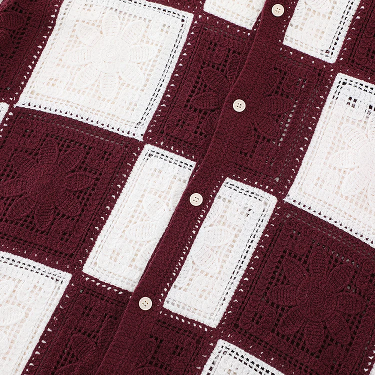 Colorful Floral Crochet Vest - FM0102000146