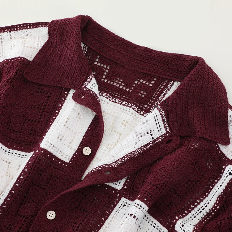 Colorful Floral Crochet Vest - FM0102000146