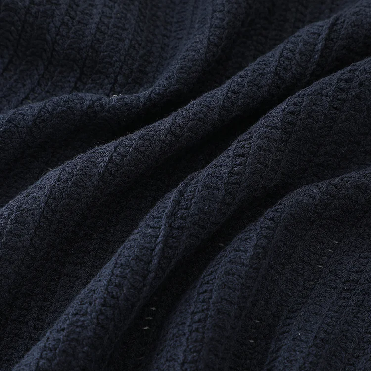 Graphic Contrast Crochet Crop Cardigan - FM0102000150