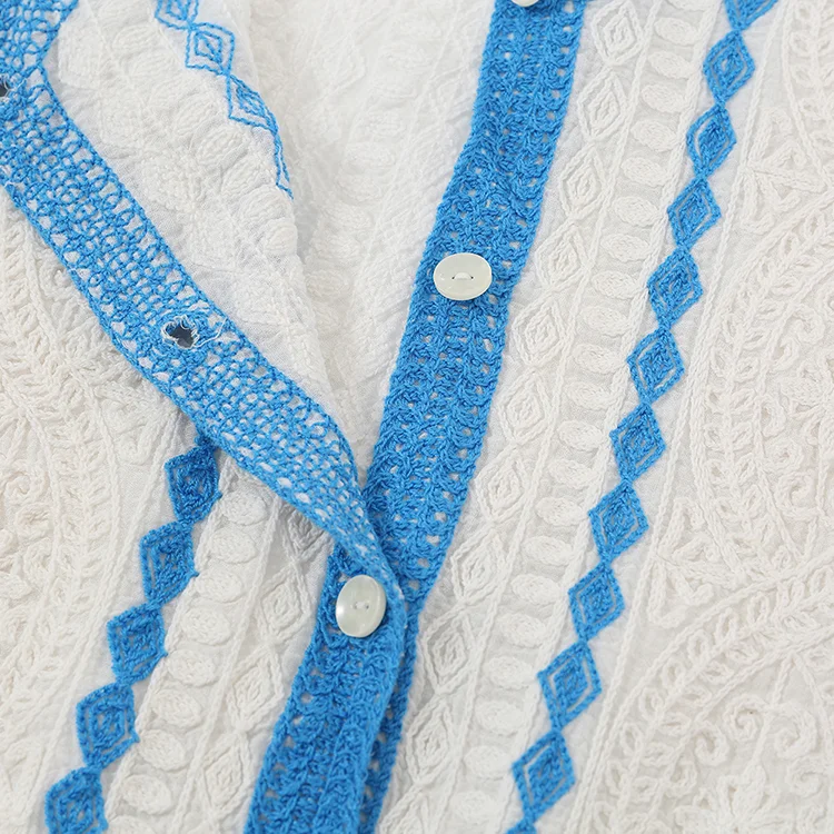 Floral Lace Crochet Cardigan - FM0102000154