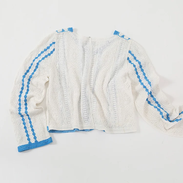 Floral Lace Crochet Cardigan - FM0102000154