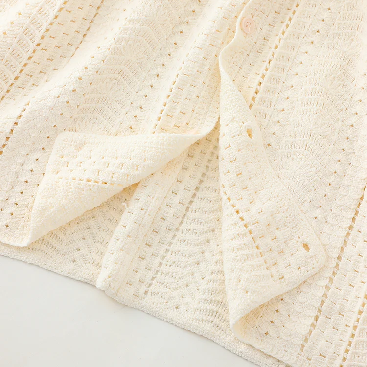 Textured Stripe Knit Polo Shirt - FM0102000162