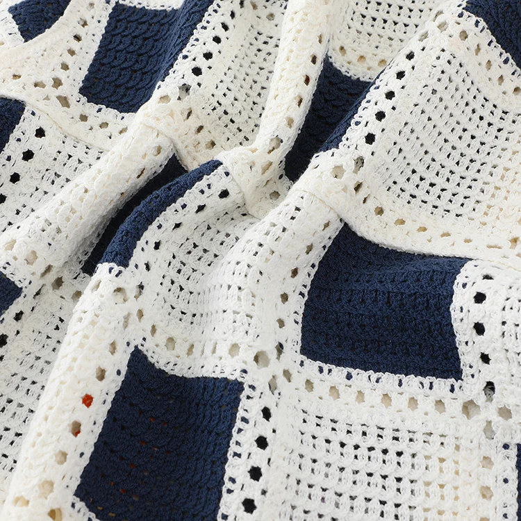 Patchwork Daisy Crochet Top - FM0102000176