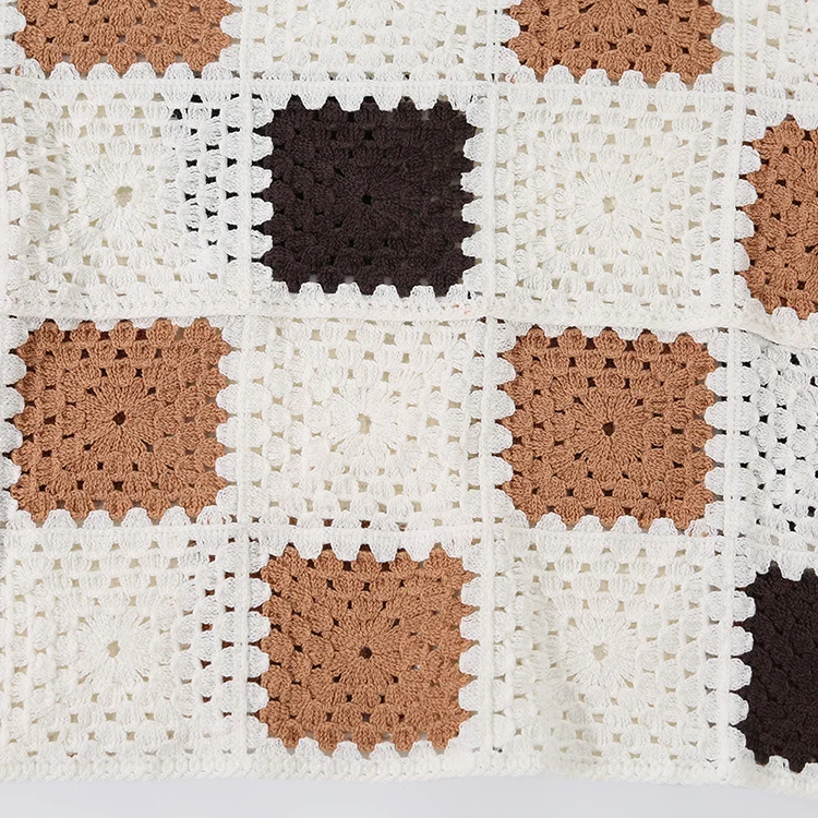 Crochet Patchwork Cardigan - FM0102000177