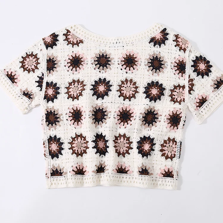 Floral Crochet Cardigan - FM0102000178