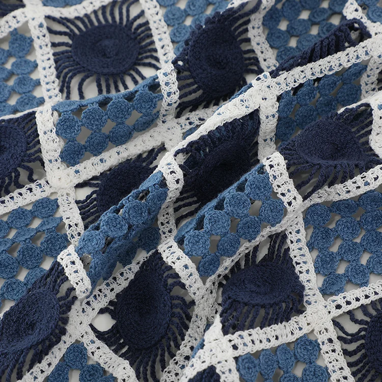 Geometric Crochet Cardigan - FM0102000179