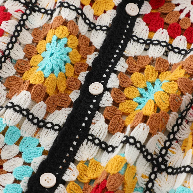 70s Granny Square Crochet Co-ord Set - FM0102000188-SET