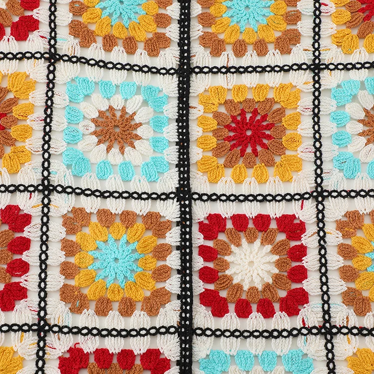 70s Granny Square Crochet Co-ord Set - FM0102000188-SET