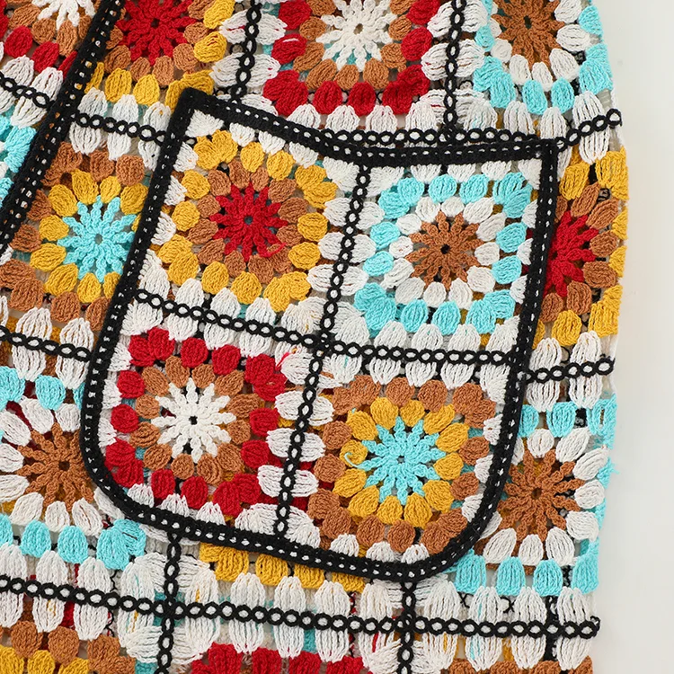 70s Granny Square Crochet Co-ord Set - FM0102000188-SET