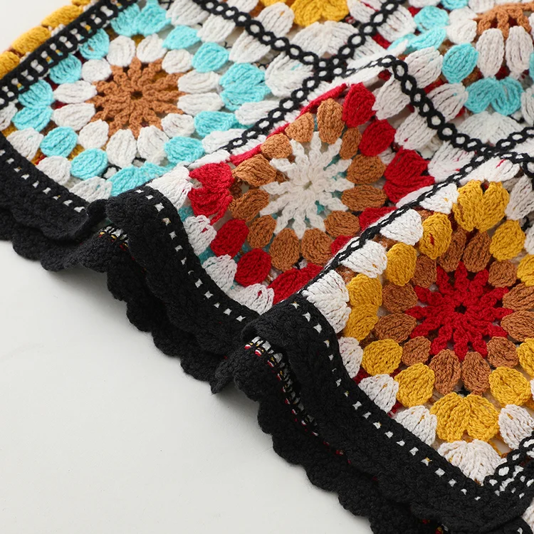 70s Granny Square Crochet Co-ord Set - FM0102000188-SET