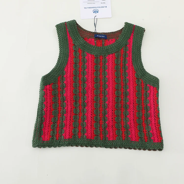 Retro Striped Crochet Set - FM0102000203