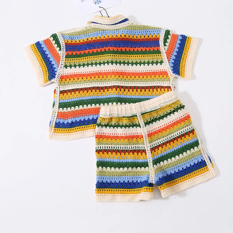 Floral Patchwork Crochet Long Sleeve Crop Top - FM0103000124