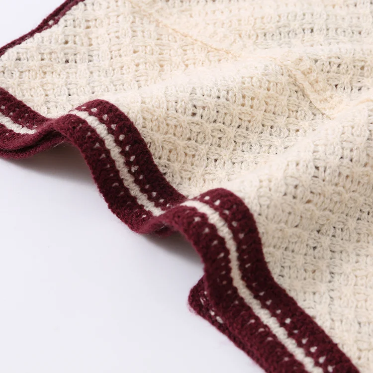 Floral Patch Crochet Vest - FM0103000130