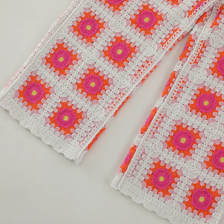 Vertical Stripe Crochet Knit Cardigan - FM0103000131