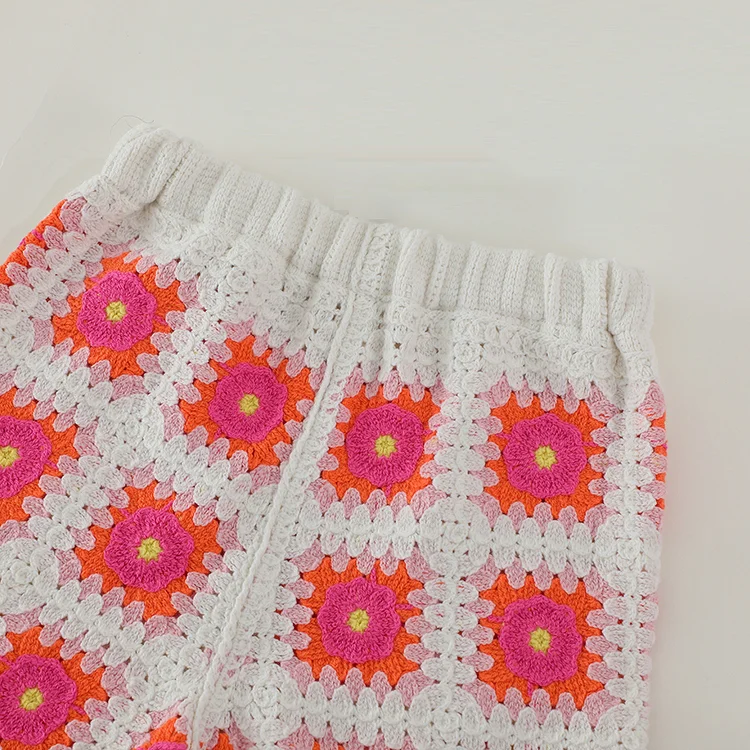 Vertical Stripe Crochet Knit Cardigan - FM0103000131