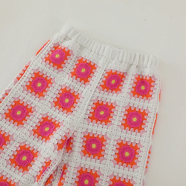 Vertical Stripe Crochet Knit Cardigan - FM0103000131