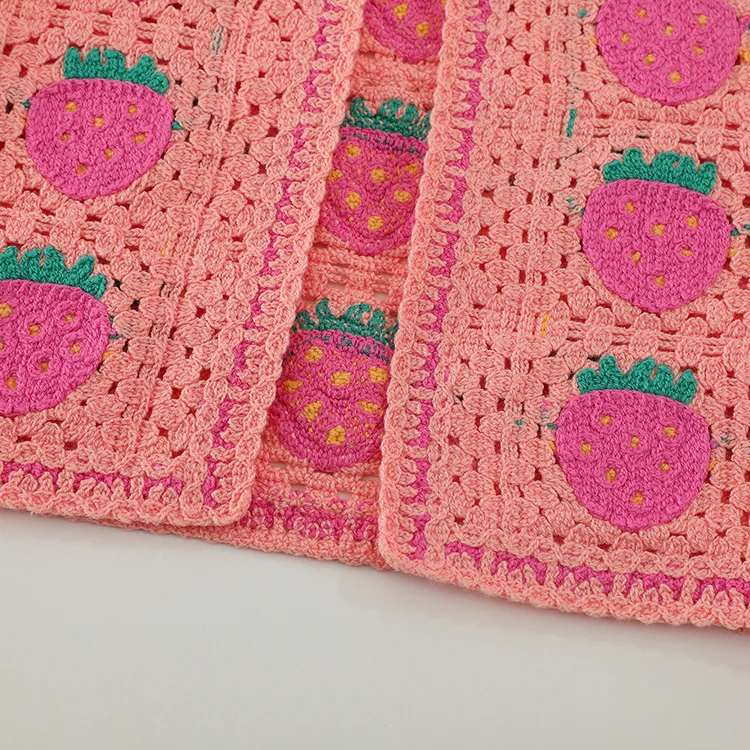 Chevron Crochet Knit Bralette - FM0103000133