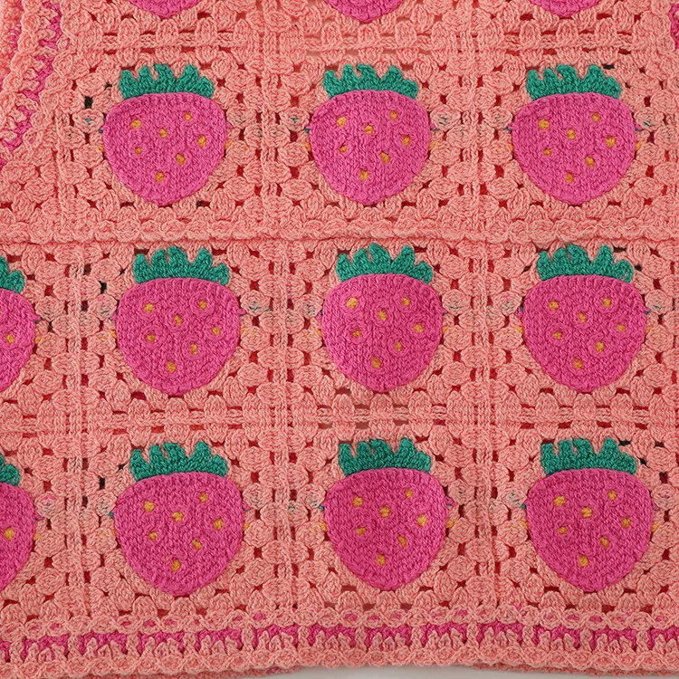 Chevron Crochet Knit Bralette - FM0103000133