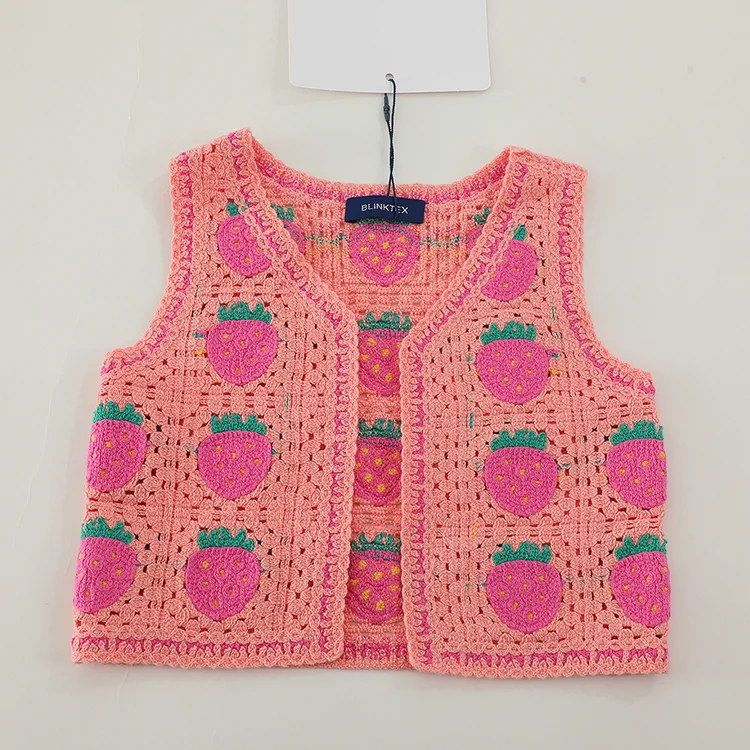 Chevron Crochet Knit Bralette - FM0103000133