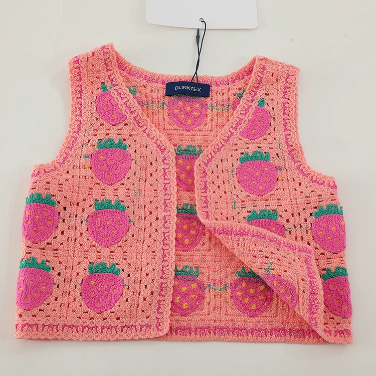 Chevron Crochet Knit Bralette - FM0103000133