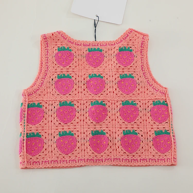 Chevron Crochet Knit Bralette - FM0103000133