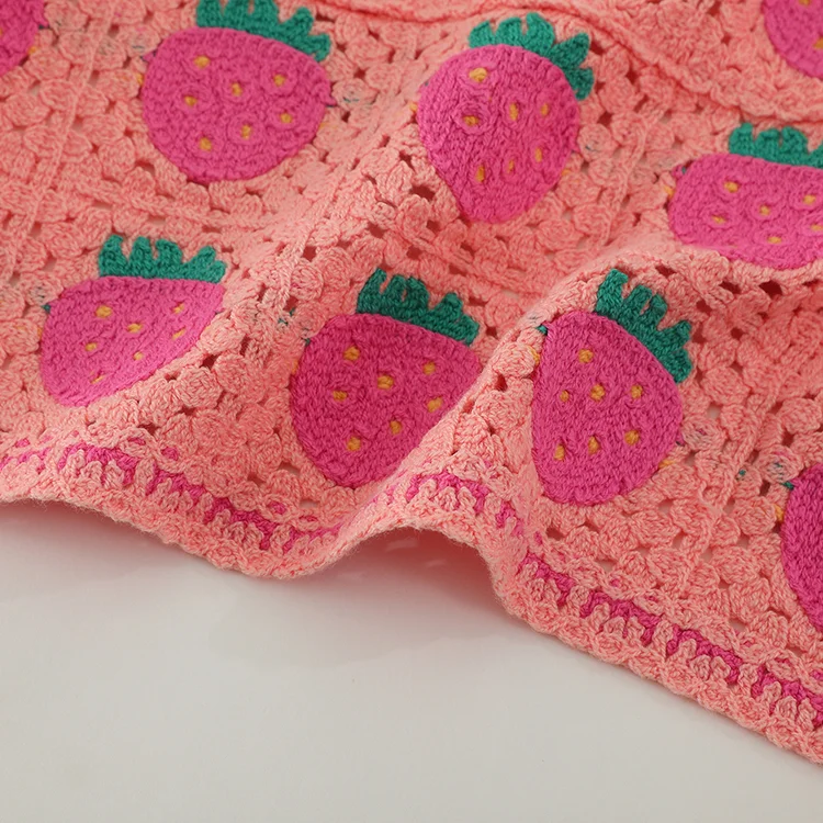 Chevron Crochet Knit Bralette - FM0103000133