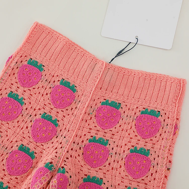 Chevron Crochet Knit Bralette - FM0103000133