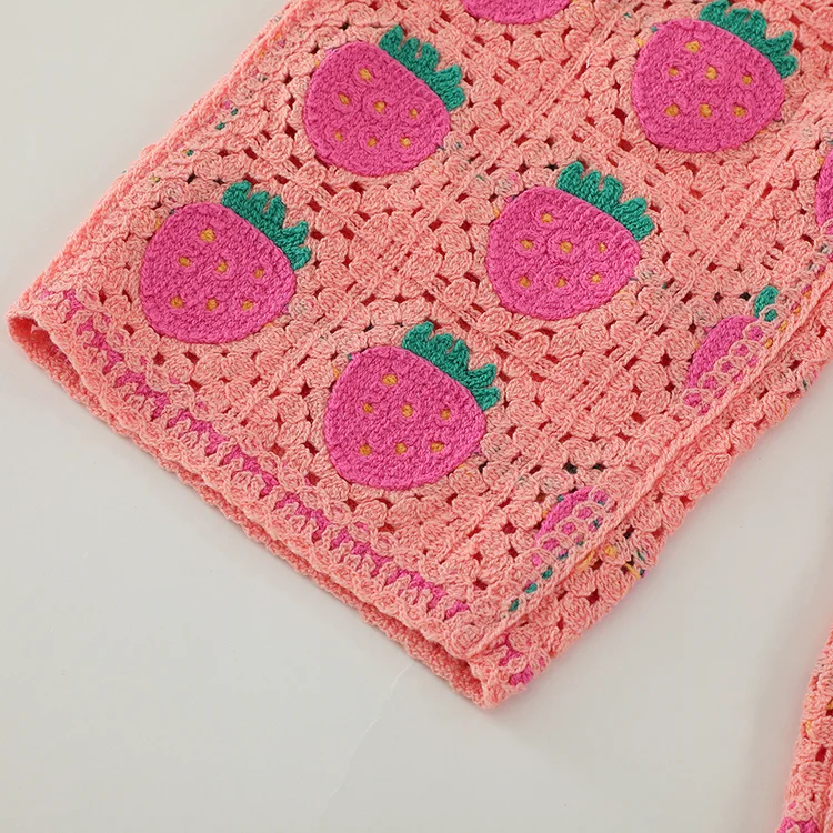 Chevron Crochet Knit Bralette - FM0103000133