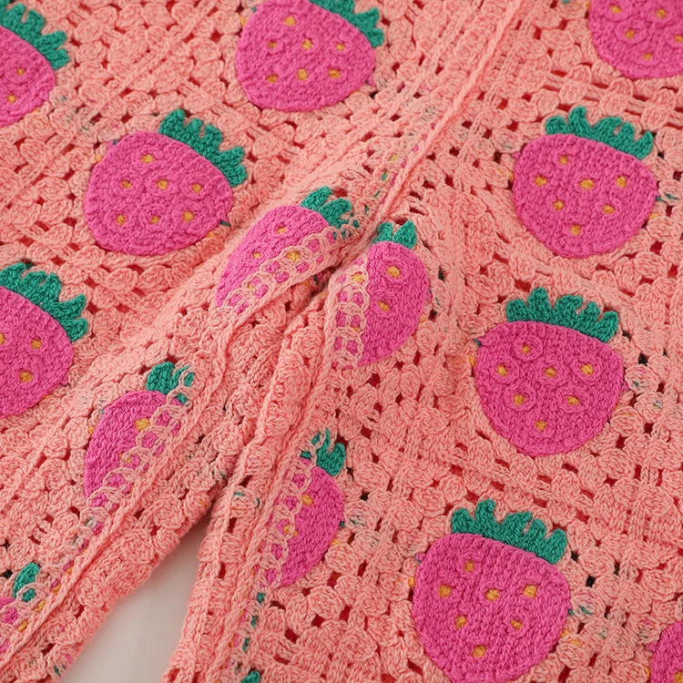 Chevron Crochet Knit Bralette - FM0103000133