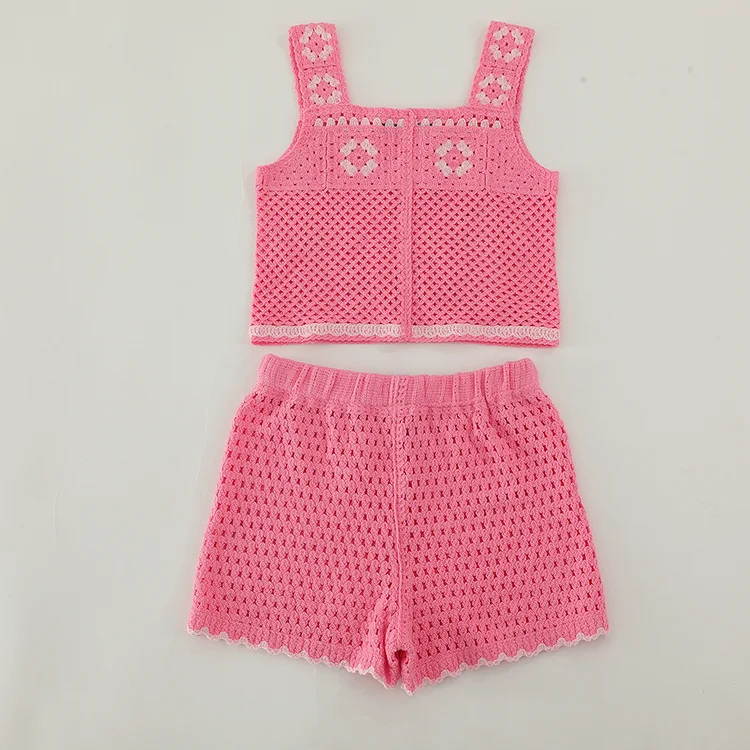 Retro Stripe Crochet Bralette - FM0103000136