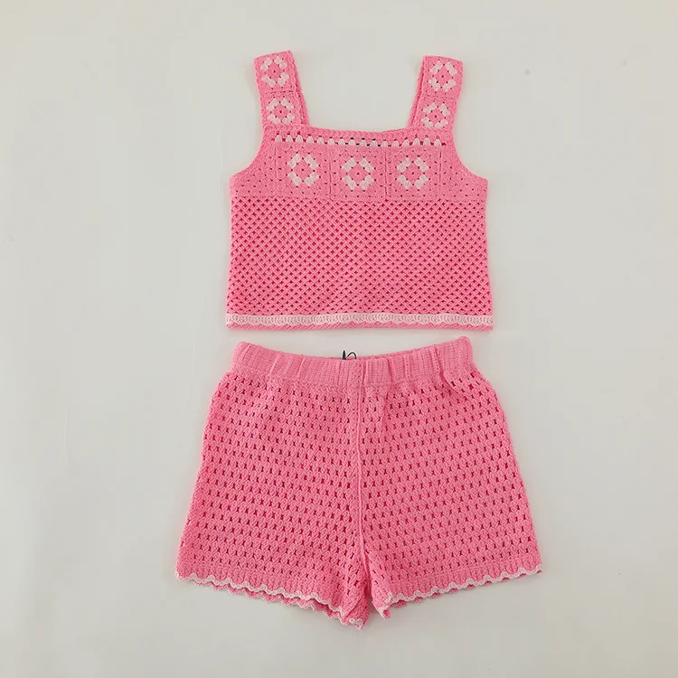 Retro Stripe Crochet Bralette - FM0103000136