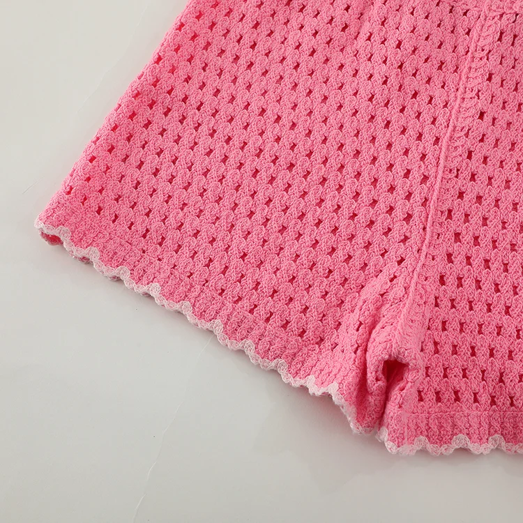 Retro Stripe Crochet Bralette - FM0103000136