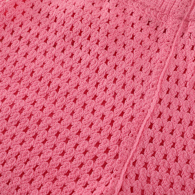 Retro Stripe Crochet Bralette - FM0103000136