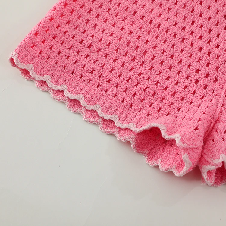 Retro Stripe Crochet Bralette - FM0103000136