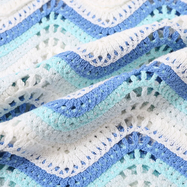 Openwork Crochet Knit Vest - FM0103000217