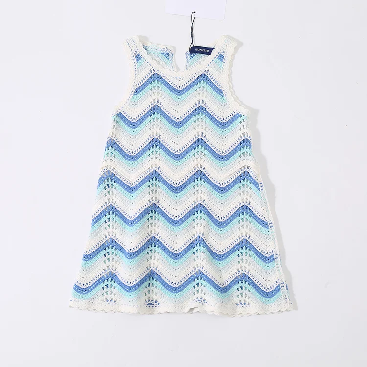 Openwork Crochet Knit Vest - FM0103000217