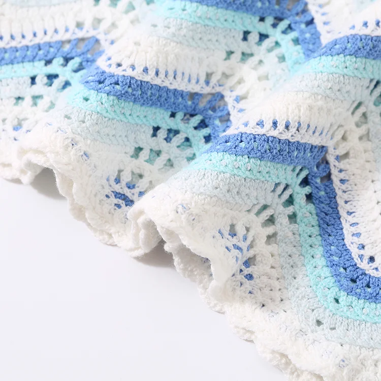 Openwork Crochet Knit Vest - FM0103000217