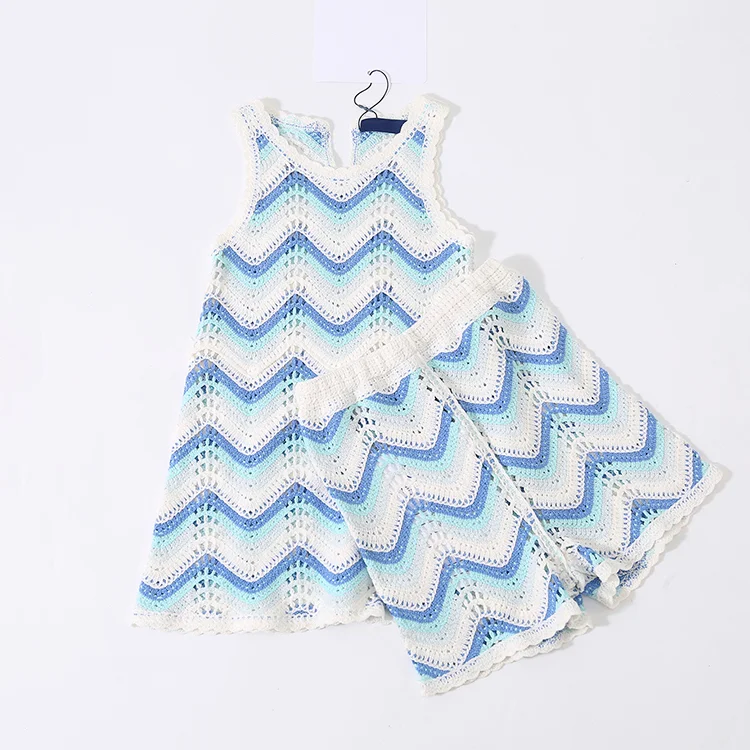 Openwork Crochet Knit Vest - FM0103000217