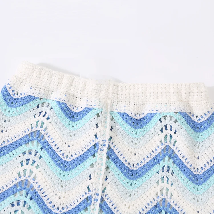 Openwork Crochet Knit Vest - FM0103000217