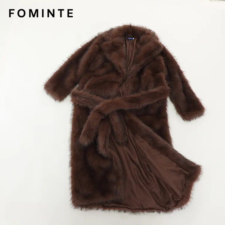 Wholesale Faux Angora Wrap Coat - FM0202000056