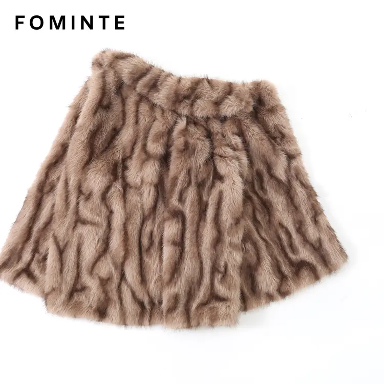 Wholesale Striped Faux Fur Jacket - FM0202000057